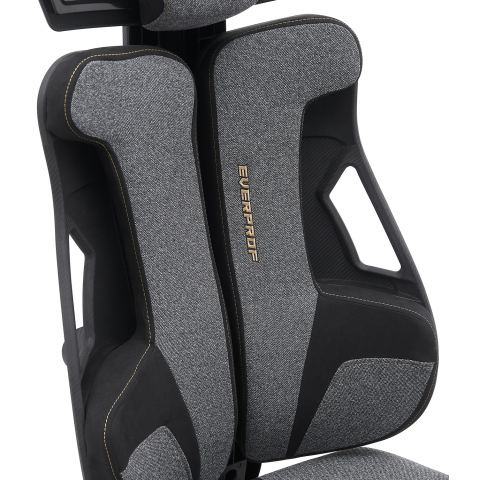 Кресло Everprof Serval S Ткань Черный/Серый