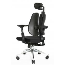 Ортопедическое компьютерное кресло Falto Orto Alpha AM-02A (черный каркас/обивка ткань black)