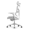 Кресло Falto Sail 2 (динамичный поясничный упор, подлокотникии 6D(360), сетка, каркас серый, белый)
