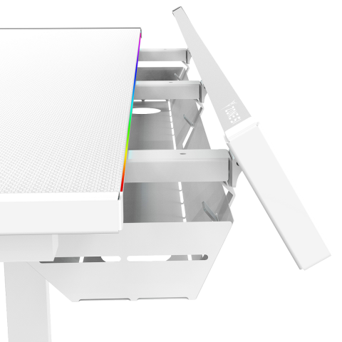 Стол компьютерный ZONE 51 RUNWAY 160 White