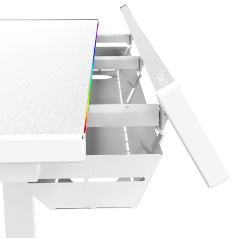 Стол компьютерный ZONE 51 RUNWAY 160 White