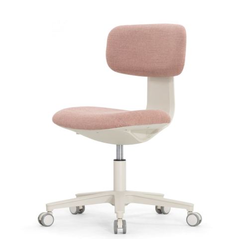 Универсальное кресло Falto Rookie plus (каркас светлый/обивка розовая)