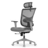 Кресло FALTO STAR OFFICE ERGO 3 (3D поясничный упор,3D подлокотник 5D подголов, сетка, ткань, серый)
