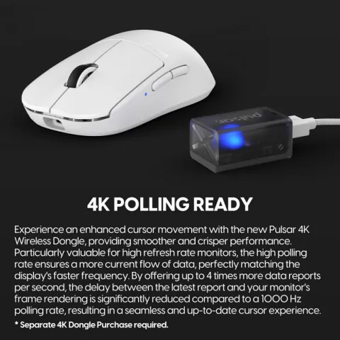 Игровая мышь Pulsar X2 H Wireless Size 2 White
