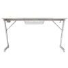 Стол компьютерный ZONE 51 TRINE 140 Wood/White