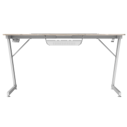 Стол компьютерный ZONE 51 TRINE 140 Wood/White