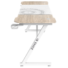 Стол компьютерный ZONE 51 TRINE 160 Wood/White