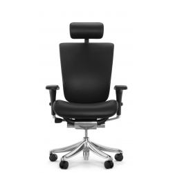 Кресло Expert Spring SPL - 01 (кожа черная / каркас черный)