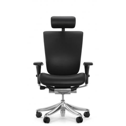 Кресло Expert Spring SPL - 01 (кожа черная / каркас черный)