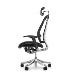 Кресло Expert Spring SPL - 01 (кожа черная / каркас черный)