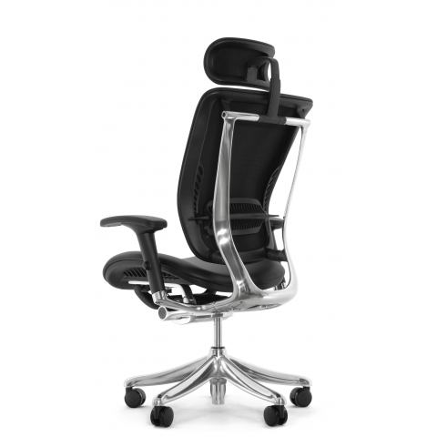 Кресло Expert Spring SPL - 01 (кожа черная / каркас черный)