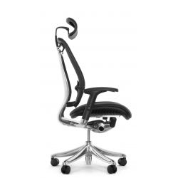 Кресло Expert Spring SPL - 01 (кожа черная / каркас черный)