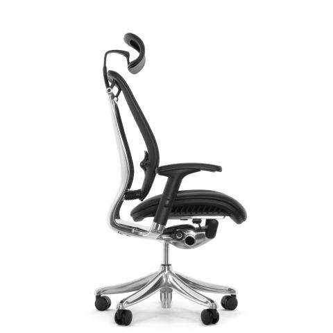 Кресло Expert Spring SPL - 01 (кожа черная / каркас черный)