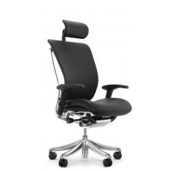 Кресло Expert Spring SPL - 01 (кожа черная / каркас черный)