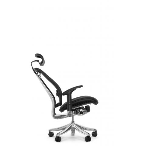 Кресло Expert Spring SPL - 01 (кожа черная / каркас черный)