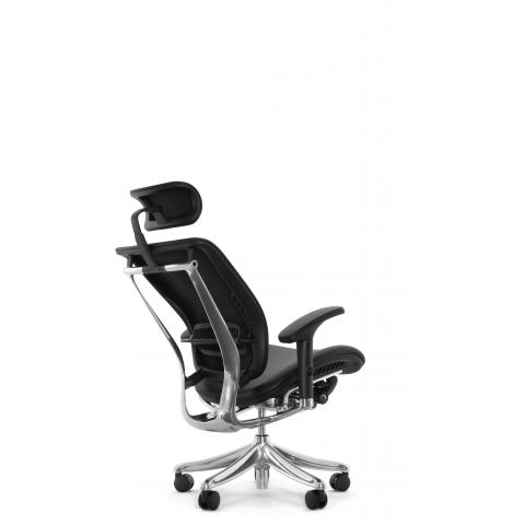 Кресло Expert Spring SPL - 01 (кожа черная / каркас черный)