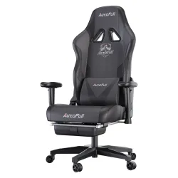 Премиум игровое кресло Autofull серия C3, AF050DS, с поддержкой для ног, черный