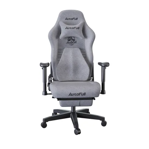 Премиум игровое кресло Autofull серия C3, AF083GB, с поддержкой для ног, серый