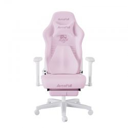 Премиум игровое кресло Autofull серия C3, AF083PB, с поддержкой для ног, розовый