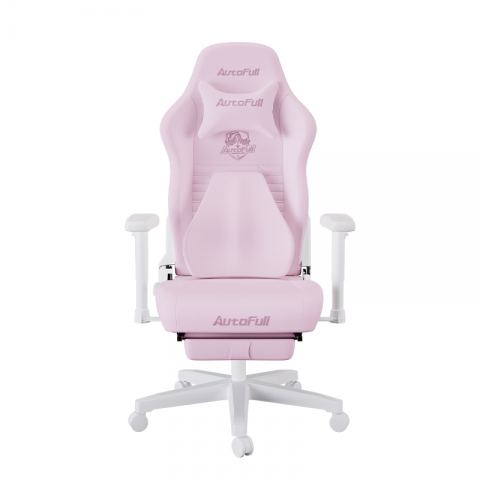 Премиум игровое кресло Autofull серия C3, AF083PB, с поддержкой для ног, розовый