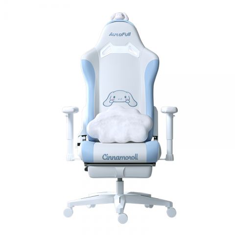 Премиум игровое кресло Autofull серия C2, AF101WS, с поддержкой для ног, белый