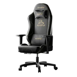 Премиум игровое кресло Autofull серия C3 PRO, AF903BS, с поддержкой для ног, черный
