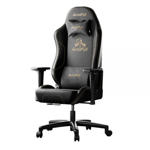 Премиум игровое кресло Autofull серия C3 PRO, AF903BS, с поддержкой для ног, черный