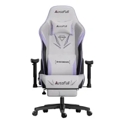 Премиум игровое кресло Autofull серия C3, AFC301WSS, с поддержкой для ног, белый