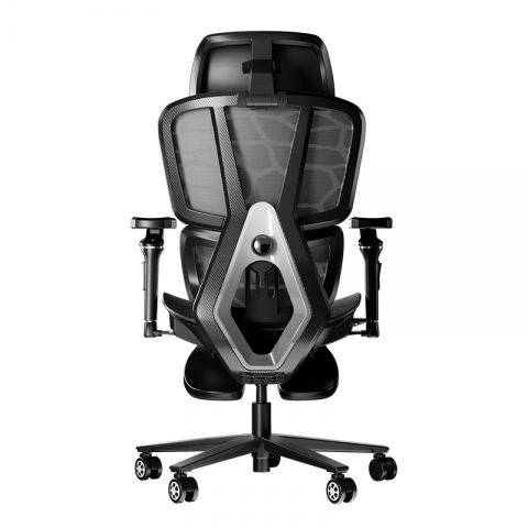 Премиум игровое кресло Autofull серия G5, AFC401UGS, с поддержкой для ног, серебро