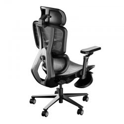 Премиум игровое кресло Autofull серия G5, AFC401UGS, с поддержкой для ног, серебро