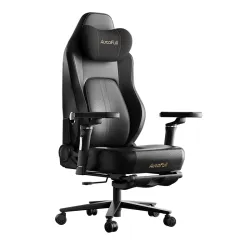 Премиум игровое кресло Autofull серия M6, AFM601BGS, с поддержкой для ног, черный