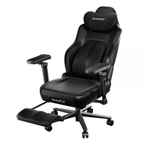 Премиум игровое кресло Autofull серия M6, AFM601BGS, с поддержкой для ног, черный