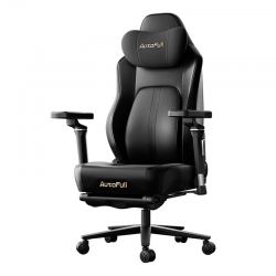 Премиум игровое кресло Autofull серия M6, AFM601BGS, с поддержкой для ног, черный