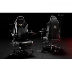 Премиум игровое кресло Autofull серия M6 PRO, AFM602BMS, поддержка ног, подогрев, обдув