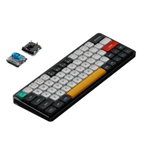 Беспроводная механическая ультратонкая клавиатура Nuphy AIR60, 64 клавиши, RGB подсветка, Blue Switch