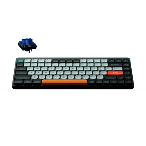 Беспроводная механическая ультратонкая клавиатура Nuphy AIR75, 84 клавиши, RGB подсветка, Blue Switch