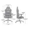 Игровое кресло Anda Seat Dark Demon, черный