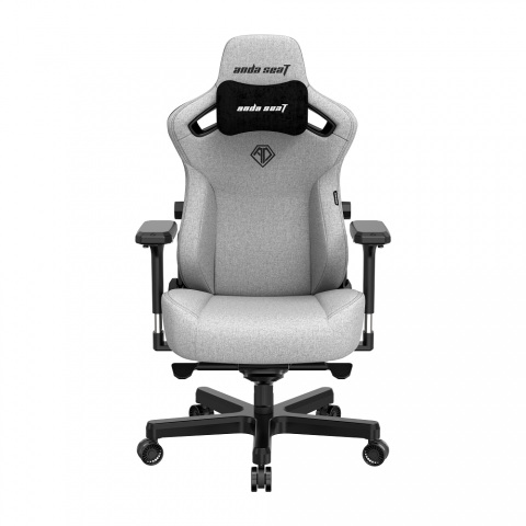 Кресло игровое Anda Seat Kaiser 3 XL, серый, ткань