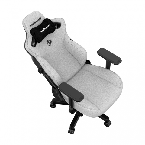 Кресло игровое Anda Seat Kaiser 3 XL, серый, ткань