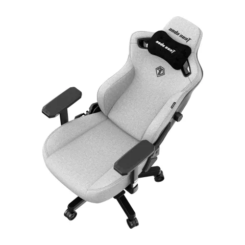 Кресло игровое Anda Seat Kaiser 3 XL, серый, ткань