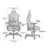 Игровое кресло Anda Seat T-Pro 2, черный, ткань