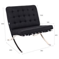 Диван EverProf Barcelona-1 Ткань Черный