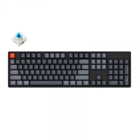Беспроводная механическая клавиатура Keychron K10, Full size, алюм.корпус, RGB подсветка, Blue Switch