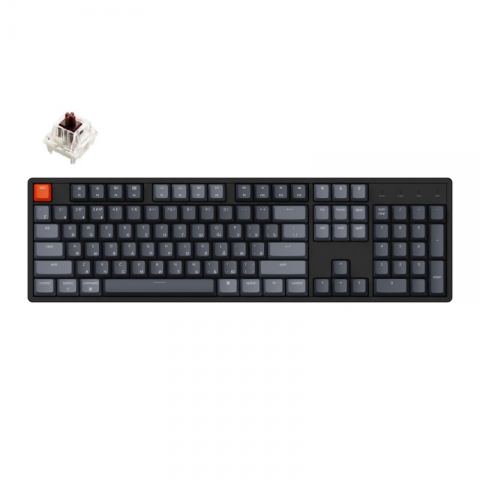 Беспроводная механическая клавиатура Keychron K10, Full size, алюм.корпус, RGB подсветка, Brown Switch