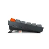 Беспроводная механическая клавиатура Keychron K2, Light Grey, 84 клавиши, алюминиевый корпус, RGB подсветка, Gateron Red Switch