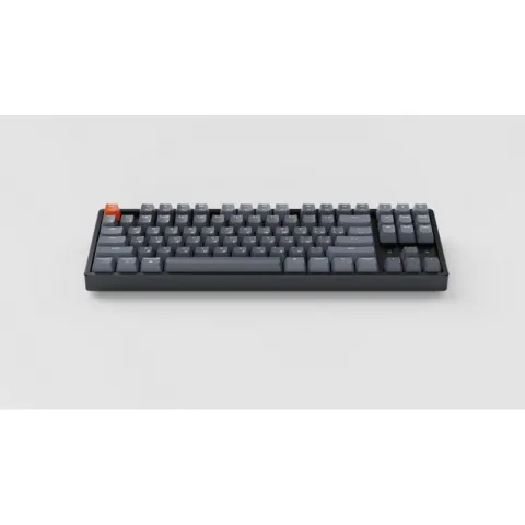 Беспроводная механическая клавиатура Keychron K8, TKL, алюминиевый корпус, RGB подсветка, Gateron Blue Switch