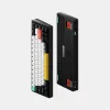 Беспроводная механическая клавиатура Nuphy Halo65, 67 клавиш, RGB подсветка, Rose Glacier Switch, Black