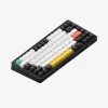 Беспроводная механическая клавиатура Nuphy Halo75, 83 клавиши, RGB подсветка, Rose Glacier Switch, Black