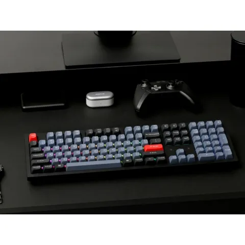 Беспроводная механическая клавиатура QMK Keychron K10 Pro, 108  клавиш, Hot-Swap, Keychron K pro Blue Switch