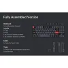 Беспроводная механическая клавиатура QMK Keychron K13 Pro, 90 клавиш, Hot-Swap, Gateron low profile Red Switch